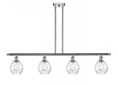 Waverly - 4 Light - 48 inch - Polished Chrome - Stem hung - Island Light (3442|516-4I-PC-G362-LED)