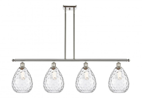 Waverly - 4 Light - 48 inch - Polished Nickel - Stem hung - Island Light (3442|516-4I-PN-G372-LED)
