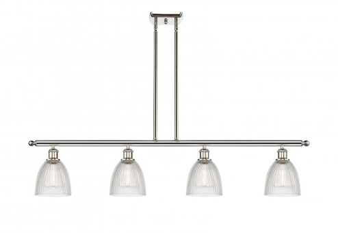 Castile - 4 Light - 48 inch - Polished Nickel - Cord hung - Island Light (3442|516-4I-PN-G382)