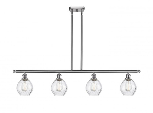 Waverly - 4 Light - 48 inch - Brushed Satin Nickel - Stem hung - Island Light (3442|516-4I-SN-G362-LED)
