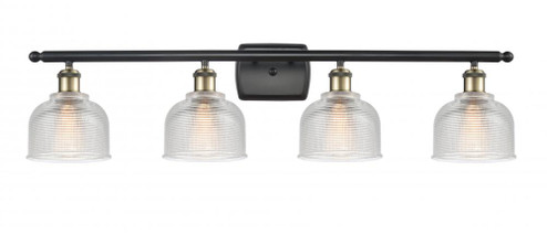 Dayton - 4 Light - 36 inch - Black Antique Brass - Bath Vanity Light (3442|516-4W-BAB-G412)