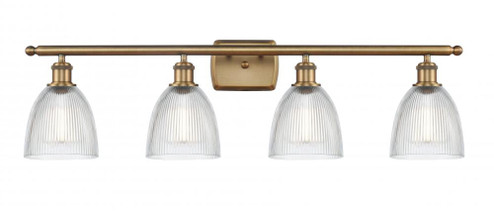 Castile - 4 Light - 36 inch - Brushed Brass - Bath Vanity Light (3442|516-4W-BB-G382-LED)