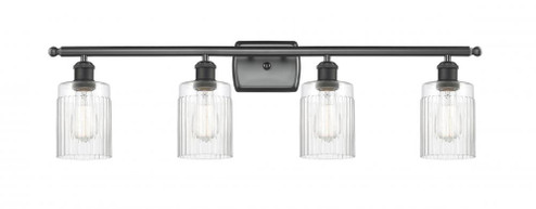 Hadley - 4 Light - 35 inch - Matte Black - Bath Vanity Light (3442|516-4W-BK-G342)