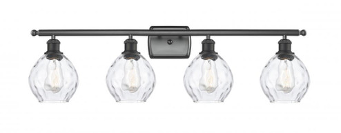 Waverly - 4 Light - 36 inch - Matte Black - Bath Vanity Light (3442|516-4W-BK-G362)