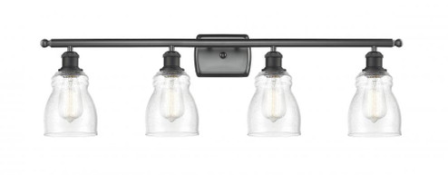 Ellery - 4 Light - 35 inch - Matte Black - Bath Vanity Light (3442|516-4W-BK-G394-LED)