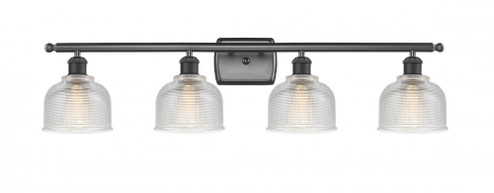 Dayton - 4 Light - 36 inch - Matte Black - Bath Vanity Light (3442|516-4W-BK-G412)