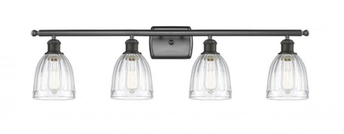 Brookfield - 4 Light - 36 inch - Oil Rubbed Bronze - Bath Vanity Light (3442|516-4W-OB-G442-LED)