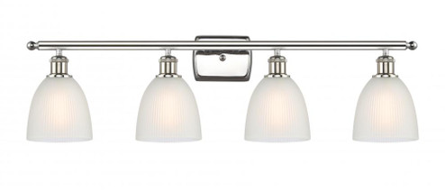 Castile - 4 Light - 36 inch - Polished Nickel - Bath Vanity Light (3442|516-4W-PN-G381)
