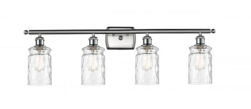 Candor - 4 Light - 35 inch - Brushed Satin Nickel - Bath Vanity Light (3442|516-4W-SN-G352-LED)