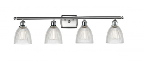 Castile - 4 Light - 36 inch - Brushed Satin Nickel - Bath Vanity Light (3442|516-4W-SN-G382)