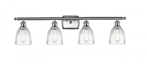 Brookfield - 4 Light - 36 inch - Brushed Satin Nickel - Bath Vanity Light (3442|516-4W-SN-G442-LED)