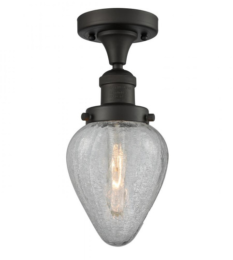 Geneseo - 1 Light - 7 inch - Oil Rubbed Bronze - Semi-Flush Mount (3442|517-1CH-OB-G165-LED)