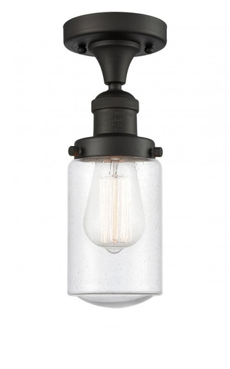 Dover - 1 Light - 5 inch - Oil Rubbed Bronze - Semi-Flush Mount (3442|517-1CH-OB-G314)