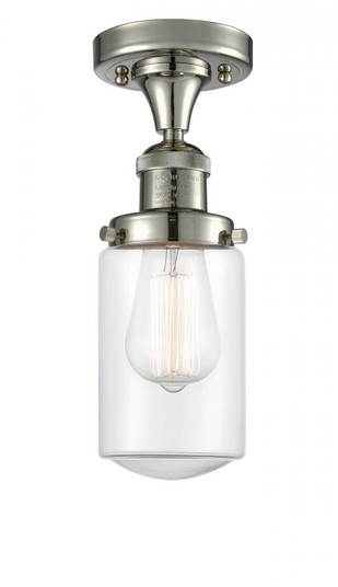 Dover - 1 Light - 5 inch - Polished Nickel - Semi-Flush Mount (3442|517-1CH-PN-G312)
