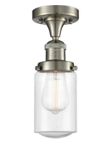 Dover - 1 Light - 5 inch - Brushed Satin Nickel - Semi-Flush Mount (3442|517-1CH-SN-G314)