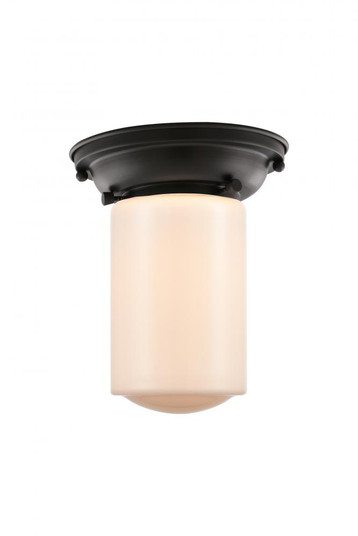 Dover - 1 Light - 6 inch - Matte Black - Flush Mount (3442|623-1F-BK-G311-LED)