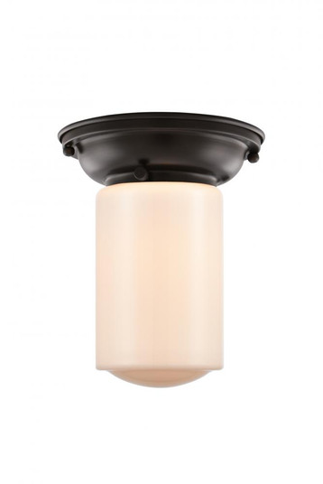 Dover - 1 Light - 6 inch - Oil Rubbed Bronze - Flush Mount (3442|623-1F-OB-G311-LED)