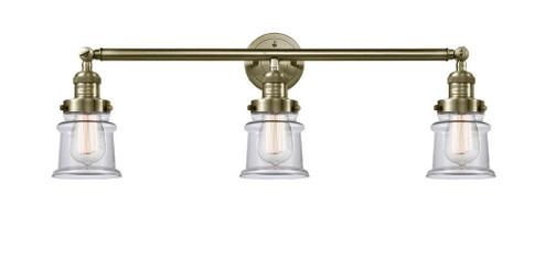 Canton - 3 Light - 30 inch - Antique Brass - Bath Vanity Light (3442|205-AB-G182S-LED)