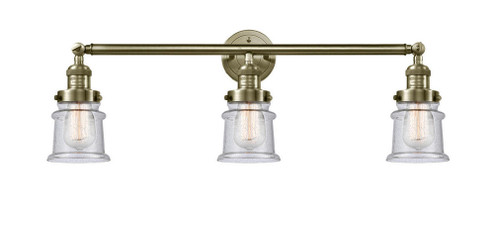Canton - 3 Light - 30 inch - Antique Brass - Bath Vanity Light (3442|205-AB-G184S-LED)