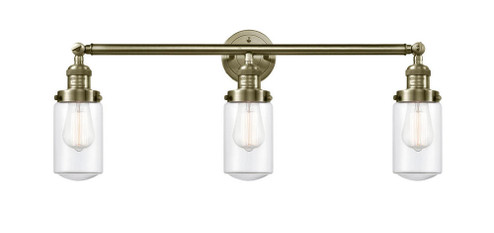 Dover - 3 Light - 31 inch - Antique Brass - Bath Vanity Light (3442|205-AB-G312)