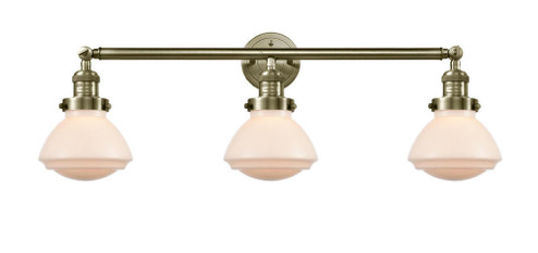 Olean - 3 Light - 31 inch - Antique Brass - Bath Vanity Light (3442|205-AB-G321-LED)