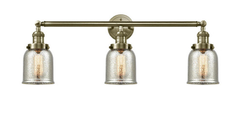Bell - 3 Light - 30 inch - Antique Brass - Bath Vanity Light (3442|205-AB-G58)