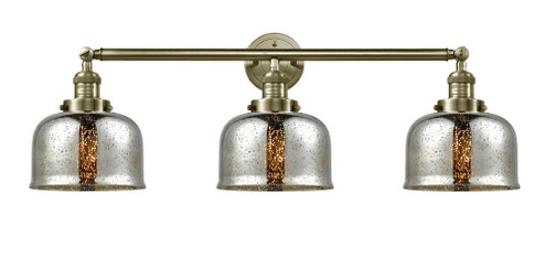Bell - 3 Light - 32 inch - Antique Brass - Bath Vanity Light (3442|205-AB-G78-LED)