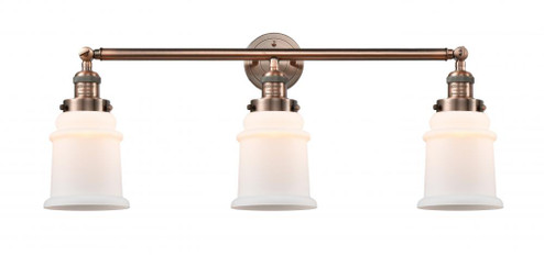 Canton - 3 Light - 30 inch - Antique Copper - Bath Vanity Light (3442|205-AC-G181-LED)