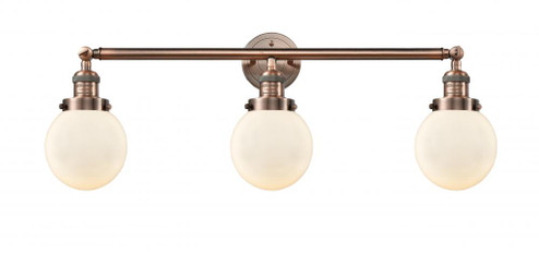 Beacon - 3 Light - 30 inch - Antique Copper - Bath Vanity Light (3442|205-AC-G201-6)