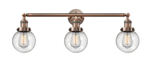 Beacon - 3 Light - 30 inch - Antique Copper - Bath Vanity Light (3442|205-AC-G204-6)