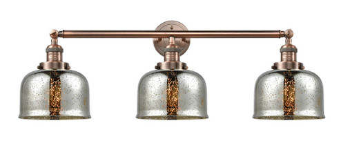 Bell - 3 Light - 32 inch - Antique Copper - Bath Vanity Light (3442|205-AC-G78)