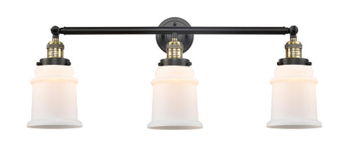 Canton - 3 Light - 30 inch - Black Antique Brass - Bath Vanity Light (3442|205-BAB-G181)
