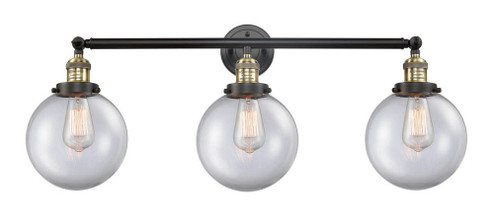 Beacon - 3 Light - 32 inch - Black Antique Brass - Bath Vanity Light (3442|205-BAB-G202-8)