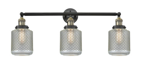 Stanton - 3 Light - 32 inch - Black Antique Brass - Bath Vanity Light (3442|205-BAB-G262)