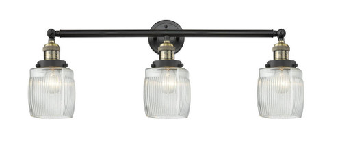 Colton - 3 Light - 32 inch - Black Antique Brass - Bath Vanity Light (3442|205-BAB-G302-LED)