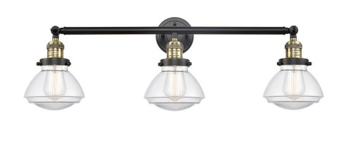 Olean - 3 Light - 31 inch - Black Antique Brass - Bath Vanity Light (3442|205-BAB-G322)