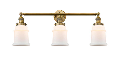 Canton - 3 Light - 30 inch - Brushed Brass - Bath Vanity Light (3442|205-BB-G181)
