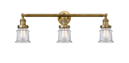 Canton - 3 Light - 30 inch - Brushed Brass - Bath Vanity Light (3442|205-BB-G182S-LED)