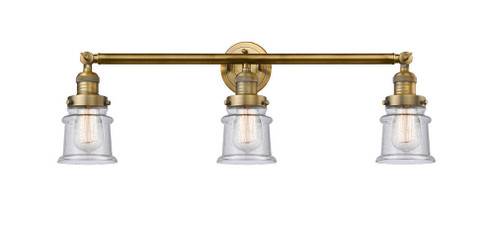 Canton - 3 Light - 30 inch - Brushed Brass - Bath Vanity Light (3442|205-BB-G184S-LED)