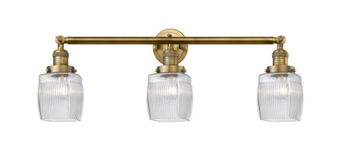 Colton - 3 Light - 32 inch - Brushed Brass - Bath Vanity Light (3442|205-BB-G302-LED)