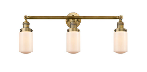 Dover - 3 Light - 31 inch - Brushed Brass - Bath Vanity Light (3442|205-BB-G311-LED)