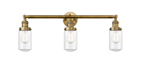 Dover - 3 Light - 31 inch - Brushed Brass - Bath Vanity Light (3442|205-BB-G312)