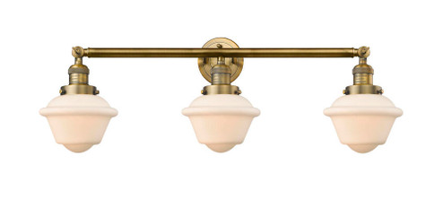 Oxford - 3 Light - 34 inch - Brushed Brass - Bath Vanity Light (3442|205-BB-G531)