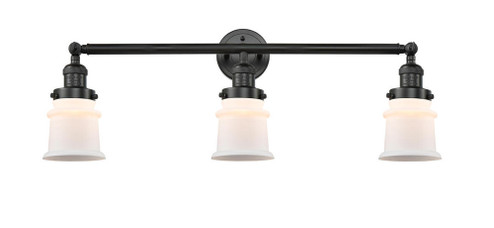 Canton - 3 Light - 30 inch - Matte Black - Bath Vanity Light (3442|205-BK-G181S-LED)