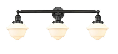 Oxford - 3 Light - 34 inch - Matte Black - Bath Vanity Light (3442|205-BK-G531-LED)