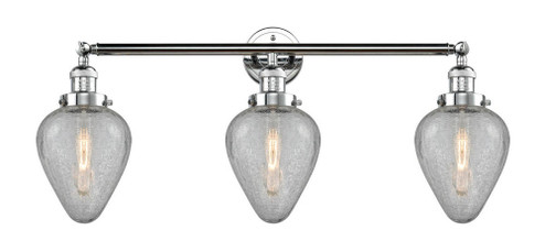 Geneseo - 3 Light - 32 inch - Polished Chrome - Bath Vanity Light (3442|205-PC-G165-LED)