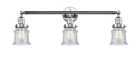Canton - 3 Light - 30 inch - Polished Chrome - Bath Vanity Light (3442|205-PC-G184S-LED)