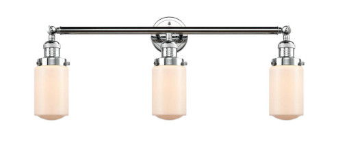Dover - 3 Light - 31 inch - Polished Chrome - Bath Vanity Light (3442|205-PC-G311-LED)