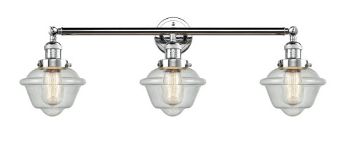 Oxford - 3 Light - 34 inch - Polished Chrome - Bath Vanity Light (3442|205-PC-G534)