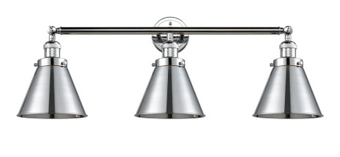 Appalachian - 3 Light - 32 inch - Polished Chrome - Bath Vanity Light (3442|205-PC-M13-PC-LED)